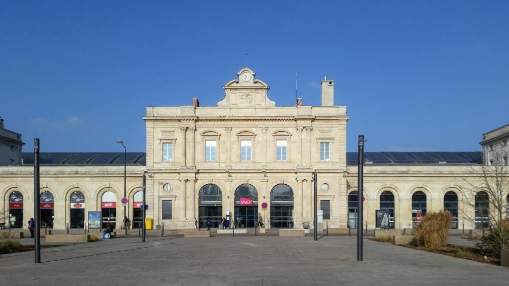 Charmant Studio Proche Gare Centre, Centre Ville Et Lycee Roosevelt Реймс Екстериор снимка